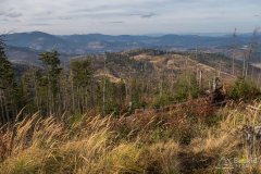 Widok z Wielkiego Gronia na zachód