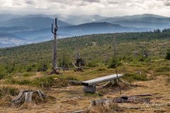 Widok spod Baraniej Góry na południe