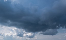 Burzowe chmury na Wielkiej Raczy