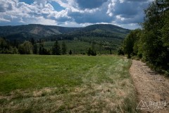 Czerwony szlak  - pod Beskidem Granicznym