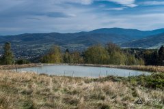 Podjazd (miejscami 30%) obok wyciągu w Ciścu