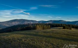 Na niebieskim szlaku z Hali Boraczej na Prusów