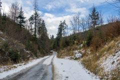 Podjazd czarnym szlakiem z Żabnicy -Skałka na Halę Boraczą