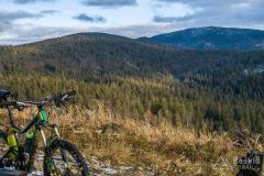 Widok spod Hali Lipowskiej na Pilsko