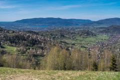 Widok na Kotlinę Żywiecką z Jastrzębicy