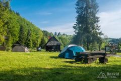 Pole biwakowe GPN na Polanie Trusiówka w Rzekach