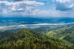 Widok z Lubania na południe