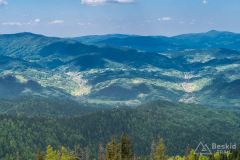 Widok z Lubania na północ