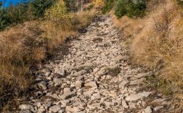 Czarny szlak z Kamesznicy na Baranią Górę